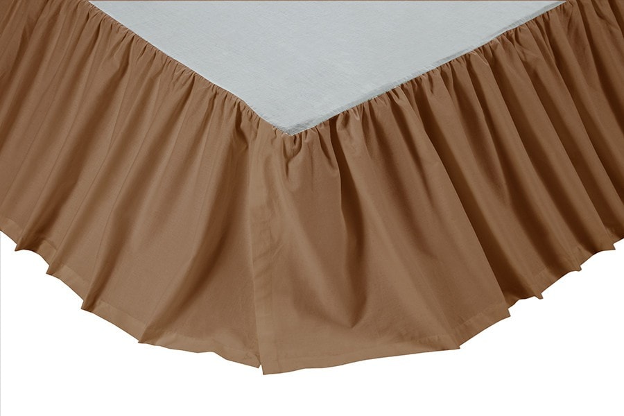 Tailored Bed Skirt - 21 inch Drop, Navy, Queen Bedskirt with Split Corners  (Available in 14 Colors) Blissford - Walmart.com